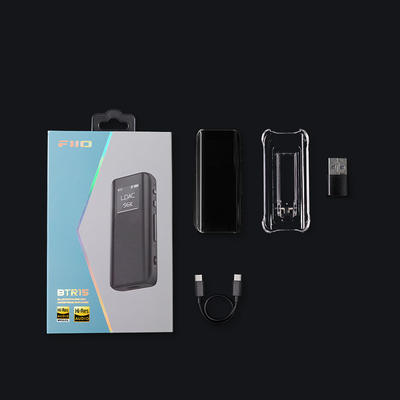 FiiO BTR15 Schwarz Portabler DAC/Kopfhörerverstärker mit Bluetooth