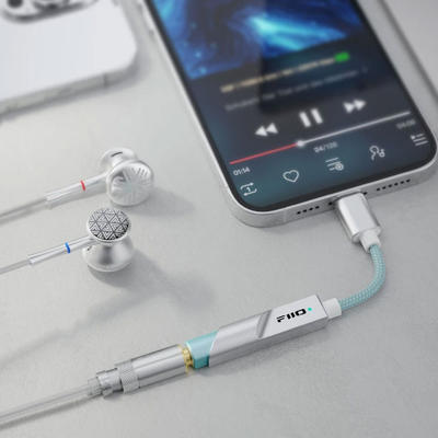 FiiO KA11 Lightning Silber Portabler DAC/Verstärker