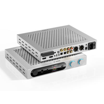FiiO K19 Silber Desktop DAC und Kopfhörer-Verstärker