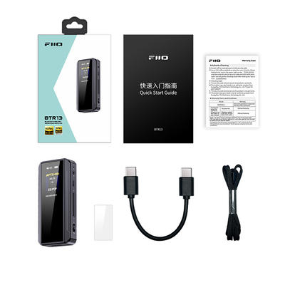 FiiO BTR13 Schwarz Portabler DAC/Kopfhörerverstärker mit Bluetooth