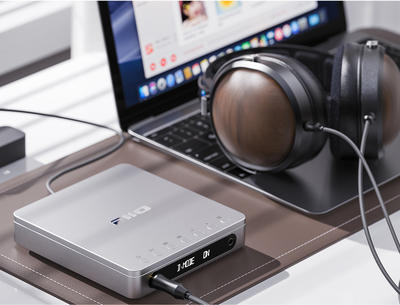 FiiO DM13 BT Silber Portabler CD-Player mit Bluetooth