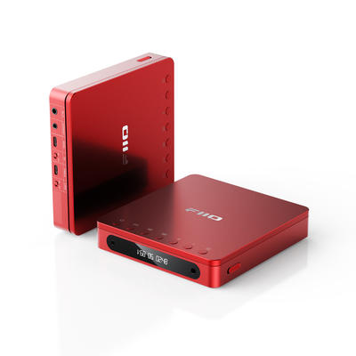 FiiO DM13 BT Rot Portabler CD-Player mit Bluetooth