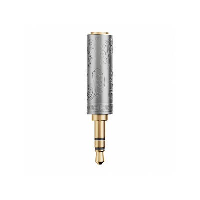 FiiO IMP-3.5GM Adaptateur d'impédance argent 75 ohms fiche/prise de 3.5 mm