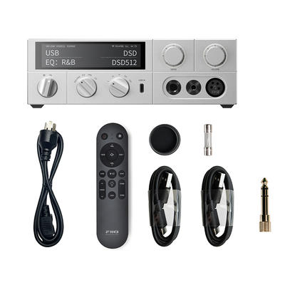 FiiO K15 Silber Desktop DAC und Kopfhörer-Verstärker