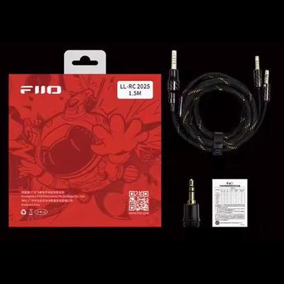 FiiO LL-RC 2025 1.5M Câble de casque avec connecteurs interchangeables de 3.5 mm et 4.4 mm