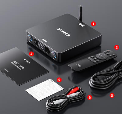 FiiO BR15 R2R Schwarz HiFi-Bluetooth-Empfänger