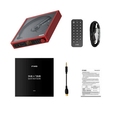 FiiO DM15 R2R Rouge Lecteur CD portable avec Bluetooth