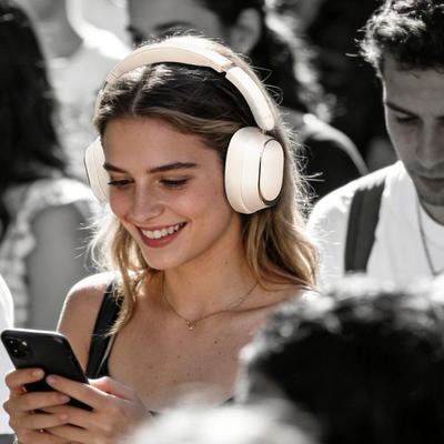 FiiO EH13 Weiss Bluetooth Kopfhörer mit Active Noise Cancellation