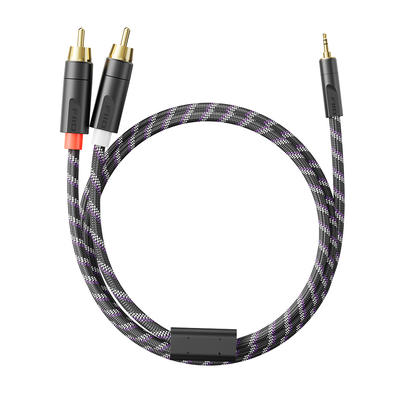 FiiO TRUST LD-UB2 3.5mm auf Dual-RCA Kabel (Länge 120cm)