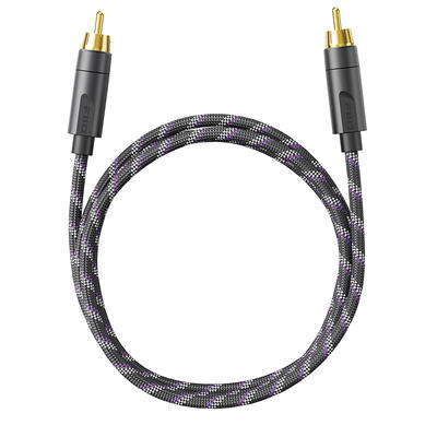 FiiO TRUST LR-RCA7M Câble RCA Coaxial (Longueur 80cm)