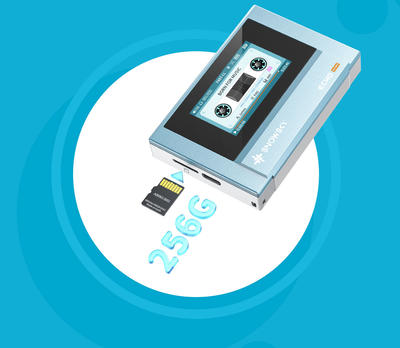FiiO Snowsky ECHO MINI (512MB) Blau Portabler Hi-Res Musik-Player