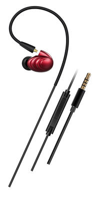 FiiO F9 In-Ear Ohrhörer Rot mit In-Line-Fernbedienung