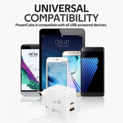 Promate PowerCube Blanc