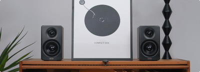 Edifier M60 Schwarz Aktive 2.0 Regallautsprecher