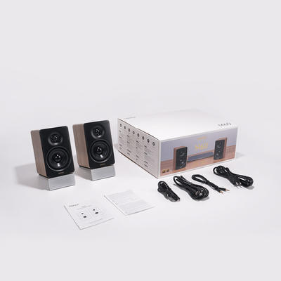 Edifier M60 Eiche Aktive 2.0 Regallautsprecher