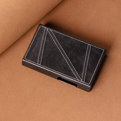 Shanling étui en cuir noir pour M5 Ultra