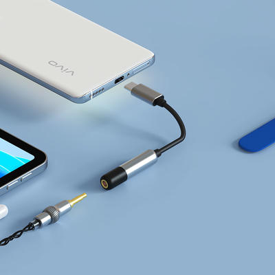 Shanling UA Mini Silber-Schwarz portabler USB-C DAC/Kopfhörerverstärker