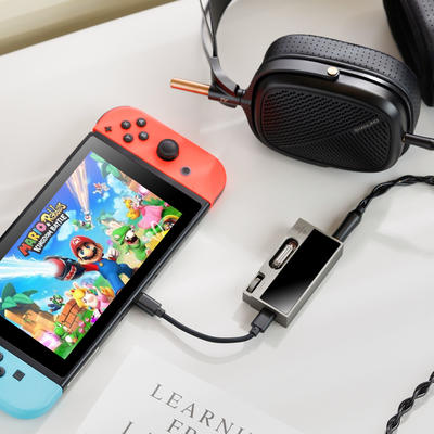 Shanling UA7 Grau Portabler USB-DAC/Röhren-Kopfhörerverstärker