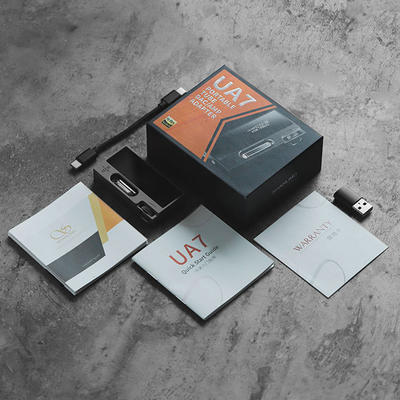 Shanling UA7 Grau Portabler USB-DAC/Röhren-Kopfhörerverstärker