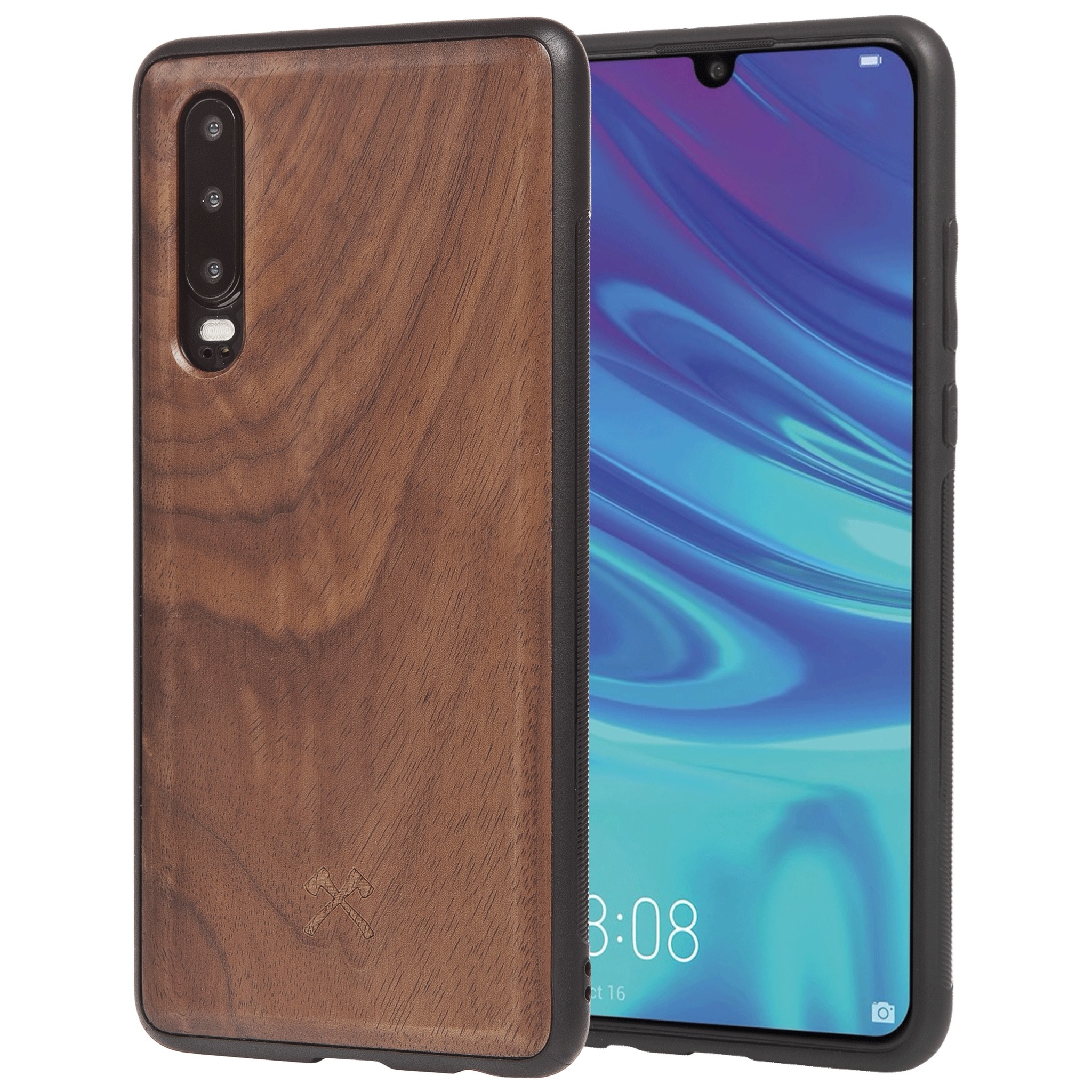 coque bois huawei p30