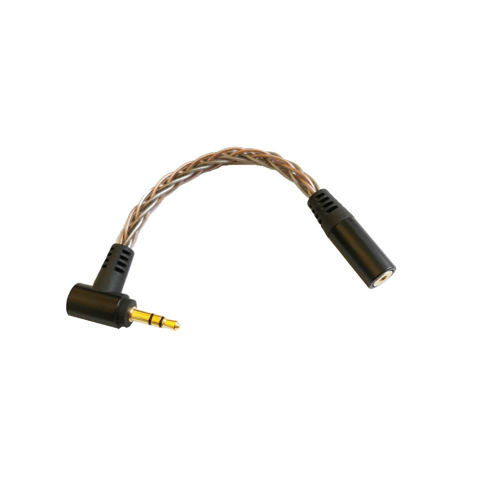 Câble 3.5mm Vers 2 RCA J&D - Adaptateur Audio Stéréo Plaqué Or 0,3m - Connexion Haut-Parleurs Et Amplis