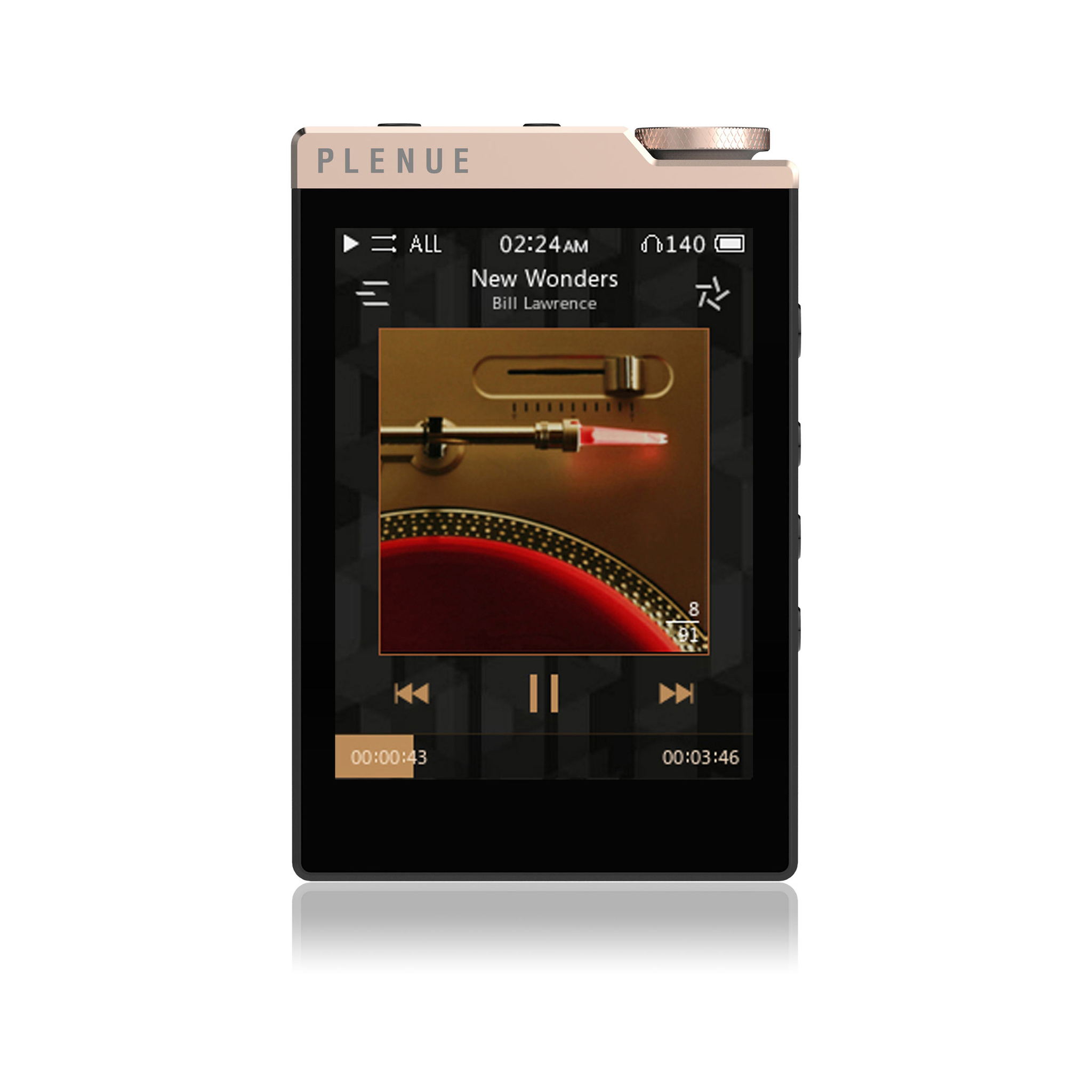  Cowon Plenue D3  Gold Schwarz Hi Res Player 64GB Bluetooth