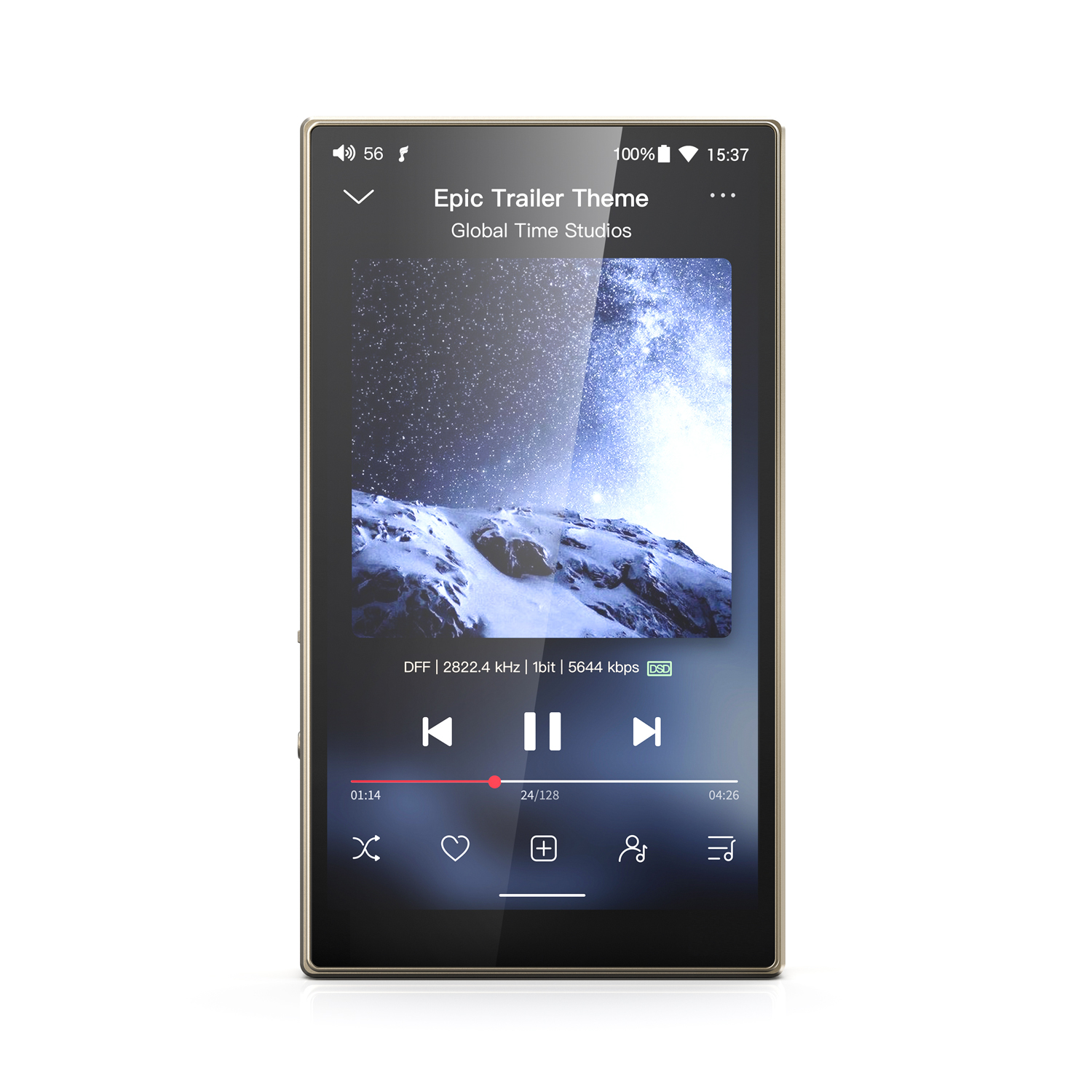 FiiO M21 チタニウムゴールド FiiO M21 Titanium-Gold High Resolution Music Player